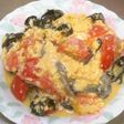 トマトとキクラゲと卵の中華風♪