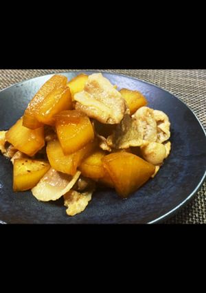 豚バラ大根 甘辛炒め煮-レシピのメイン写真