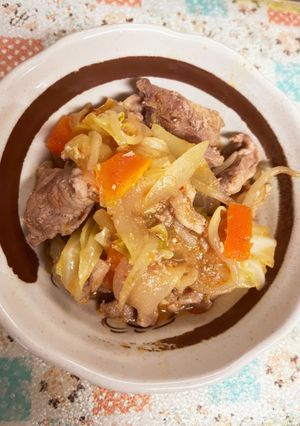 ピリ辛♡野菜味噌炒め-レシピのメイン写真