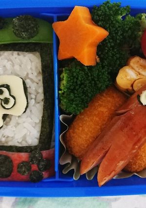 ５歳児☆スプラトゥーン＆Switch弁当-レシピのメイン写真