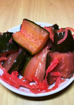 キュウリの紅しょうが漬け-レシピのメイン写真