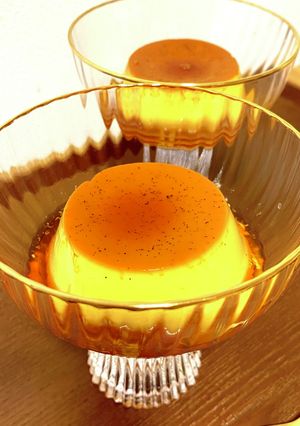 優しい甘さの滑らか固め豆乳プリン♪-レシピのメイン写真