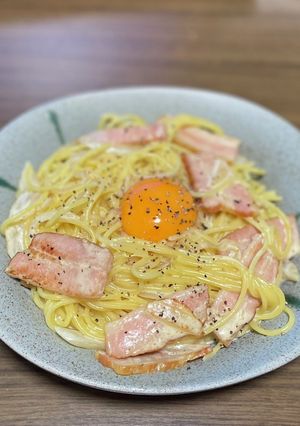 我が家で人気★シンプル カルボナーラ-レシピのメイン写真