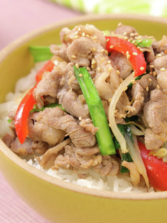 野菜たっぷりジンギスカン丼-レシピのメイン写真