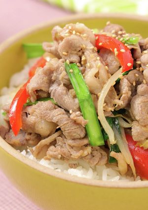 野菜たっぷりジンギスカン丼-レシピのメイン写真