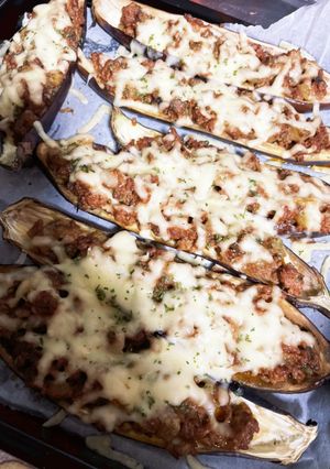 茄子と挽肉のチーズ焼き-レシピのメイン写真