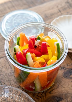 夏野菜のカラフルピクルス(砂糖不使用)-レシピのメイン写真