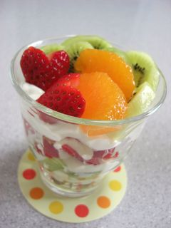 おうちcafe☆簡単フルーツパフェ♪-レシピのメイン写真