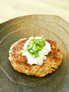 にんじん和風ハンバーグ-レシピのメイン写真