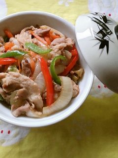 お野菜もたっぷり!生姜焼き丼♪-レシピのメイン写真