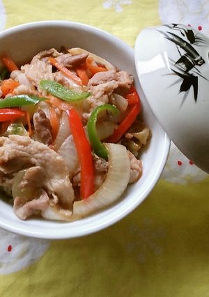 お野菜もたっぷり!生姜焼き丼♪-レシピのメイン写真