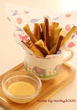 さつまいものスティック＆蜂蜜マヨソース♪-レシピのメイン写真