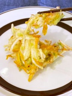 【使いきり】やさいの皮のかき揚げ-レシピのメイン写真