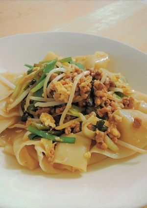 太麺アレンジ 〜タイ風炒めそば〜-レシピのメイン写真