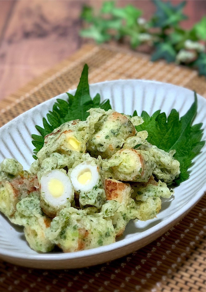 簡単おつまみ☆チーちくの磯辺揚げ-レシピのメイン写真