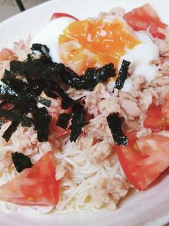 簡単◎ツナトマトそうめん-レシピのメイン写真