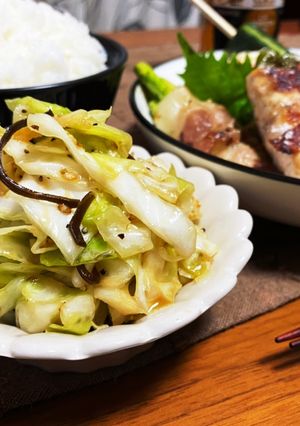 大人な!やみつきキャベツ(白菜)-レシピのメイン写真