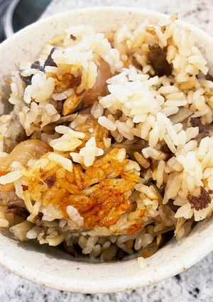ごぼうと帆立の炊き込みご飯-レシピのメイン写真
