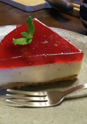 ヨーグルトでレアチーズケーキ-レシピのメイン写真