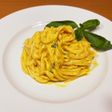 ウニのような豆腐でイタリアン風冷しうどん