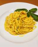 ウニのような豆腐でイタリアン風冷しうどん