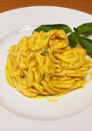 ウニのような豆腐でイタリアン風冷しうどん-レシピのメイン写真