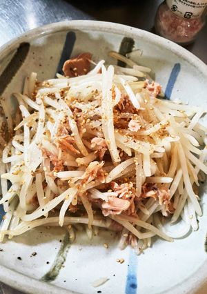 もやしとツナのレンジ蒸し-レシピのメイン写真