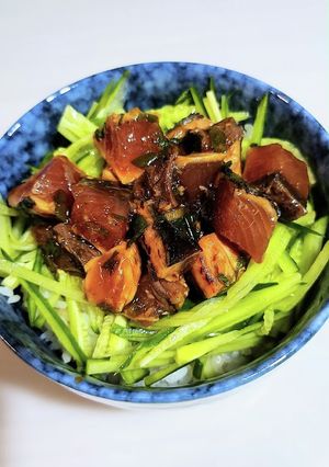 カツオのたたきで楽々丼♪-レシピのメイン写真