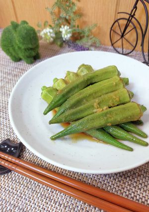 茹でないオクラの丸ごとマリネ-レシピのメイン写真