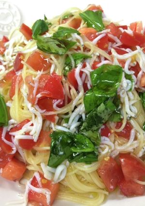 しらすとトマトの冷製カッペリーニ-レシピのメイン写真
