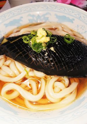 揚げ茄子うどん-レシピのメイン写真