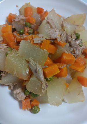 冬瓜とツナの煮物-レシピのメイン写真