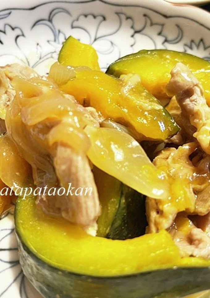 豚小間とかぼちゃの炒め物-レシピのメイン写真