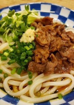 牛肉のしぐれ煮冷やしうどん-レシピのメイン写真