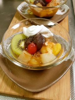 豆腐白玉だんごのあんみつ♡-レシピのメイン写真