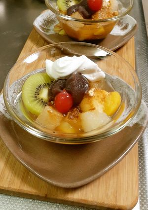 豆腐白玉だんごのあんみつ♡-レシピのメイン写真