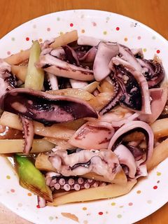 イカの一夜干しとじゃがいも味噌炒め-レシピのメイン写真
