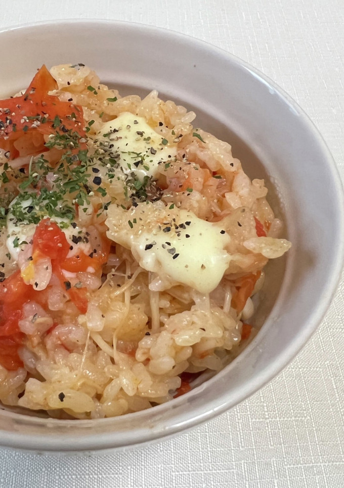炊飯器でさっぱり丸ごとトマトご飯♪-レシピのメイン写真