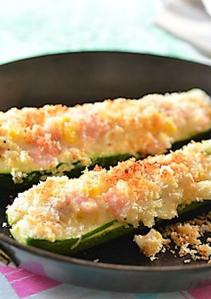 詰めて焼くだけズッキー二のファルシー♪-レシピのメイン写真