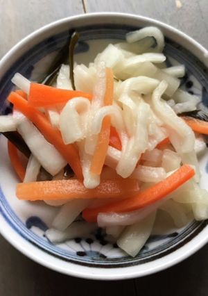 紅白なます　三杯酢-レシピのメイン写真