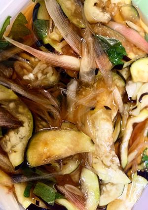 ミョウガ.茄子.紫蘇の麺つゆ漬け-レシピのメイン写真