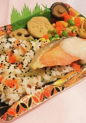 “シャケ弁当1号” <ご飯の部>-レシピのメイン写真