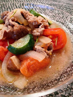 トマトと牛肉の冷製マリネ-レシピのメイン写真