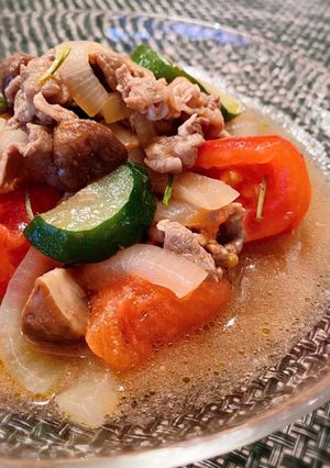 トマトと牛肉の冷製マリネ-レシピのメイン写真