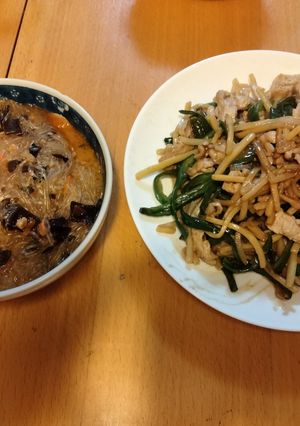 青椒肉絲&麻婆春様-レシピのメイン写真