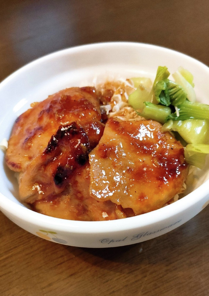 しょうゆご飯の生姜焼き丼-レシピのメイン写真