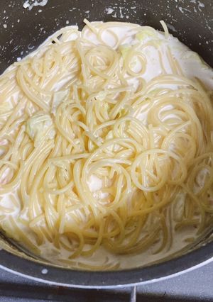 キャベツたらこパスタ-レシピのメイン写真