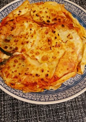 しらすガーリック餃子皮ピザ-レシピのメイン写真