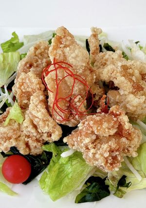 サックサクジューシー鶏もも肉の塩唐揚げ-レシピのメイン写真