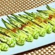 オクラのピリ辛マヨネーズ焼き